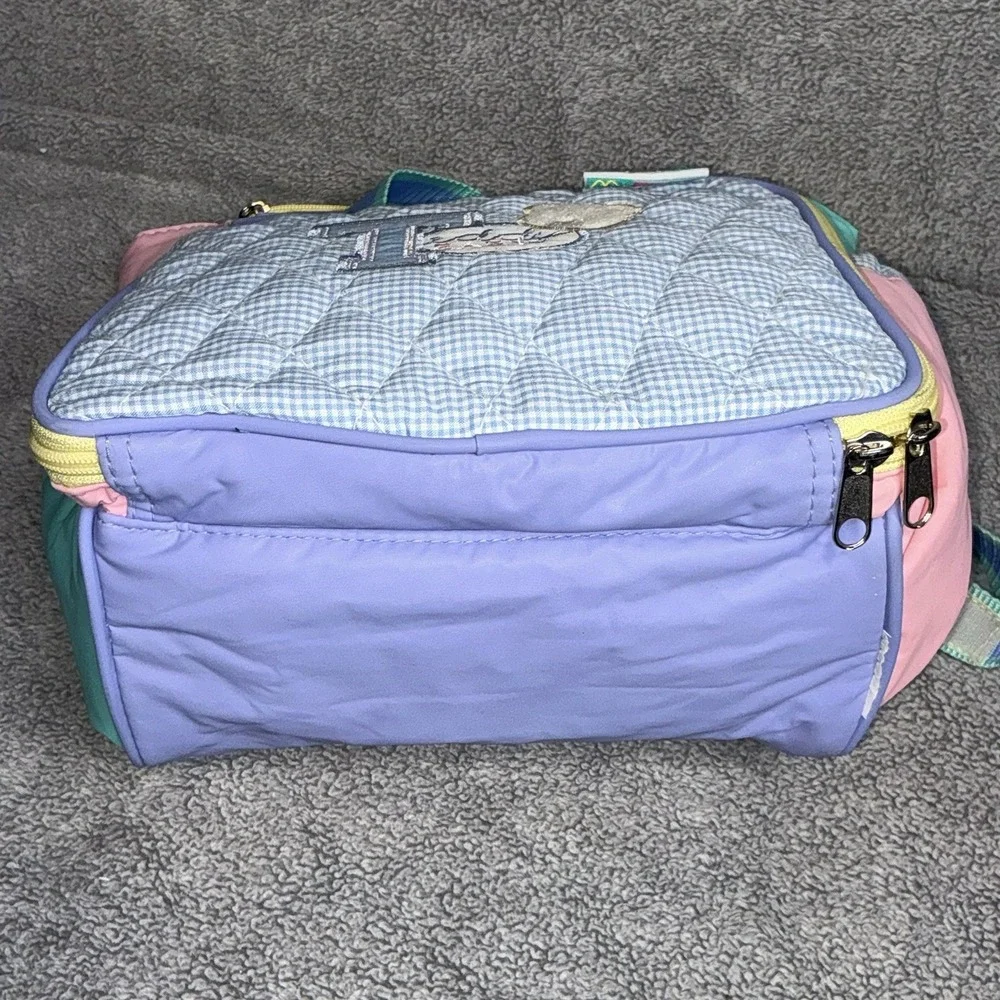 Vtg McBaby Mcdonalds Diaper Bag Teddy‎ Bear Blue Pink Pastel